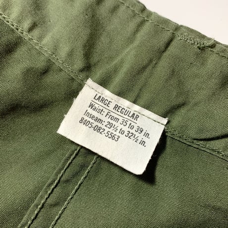 1960's US.ARMY Jungle Fatigue 3rd Trousers