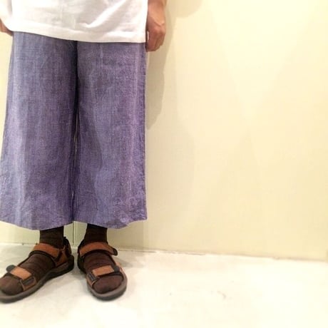 1950's French Navy Linen Trousers