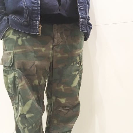 1960's US.ARMY ERDL Non Rip Jungle Fatigue Trousers