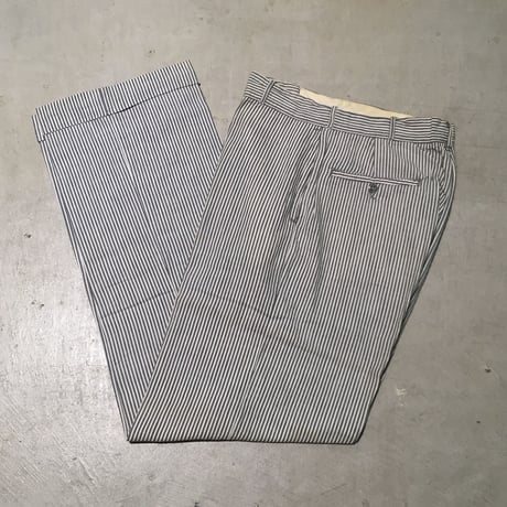 1940's〜 DEER CREEK Seersucker Trousers Deadstock