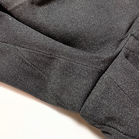 1950's Unknown Black Covert Trousers Deadstock