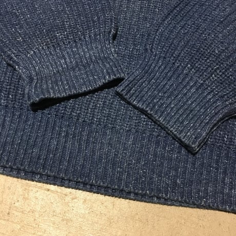 1980's L.L.Bean Indigo Cotton Sweater