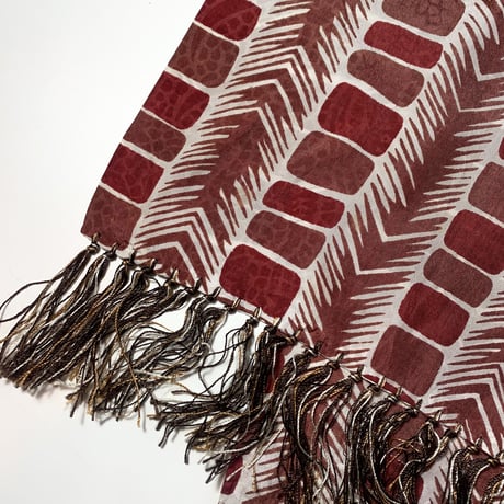 1950's〜 Unknown Rayon Scarf