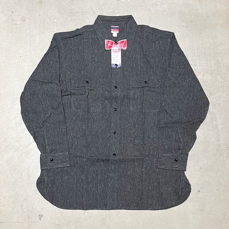 1950's BIG MAC Black Chambray L/S Shirt Deadstock