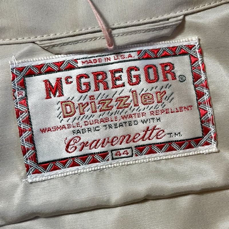 1950〜60's McGREGOR Drizzler Jacket Deadstock | 1950〜60's McGREGOR Drizzler Jacket Deadstock |