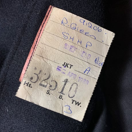 1960's BRITISH RAILWAYS Wool Jacket Deadstock