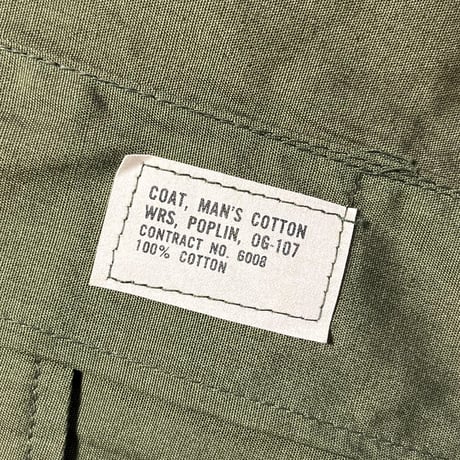 1960's US.ARMY Jungle Fatigue 2nd Jacket Deadstock