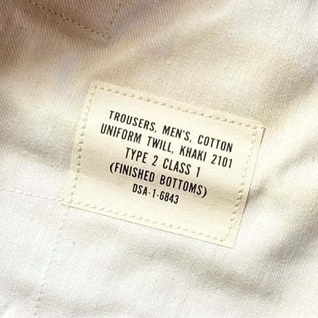 1960's USMC Chino Trousers Deadstock