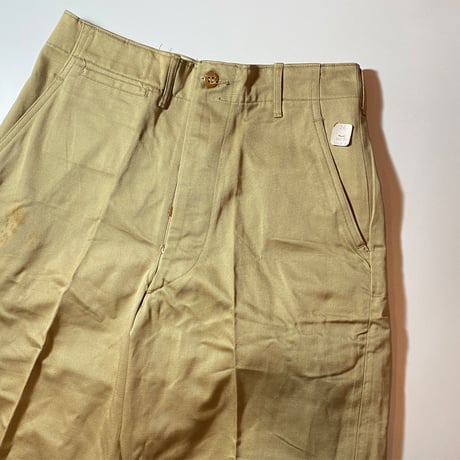 1950's US.ARMY Chino Trousers Deadstock