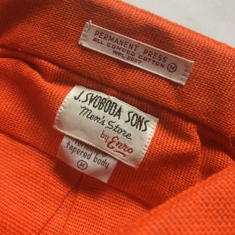 1960's J.SVOBODA SONS S/S Shirt Deadstock