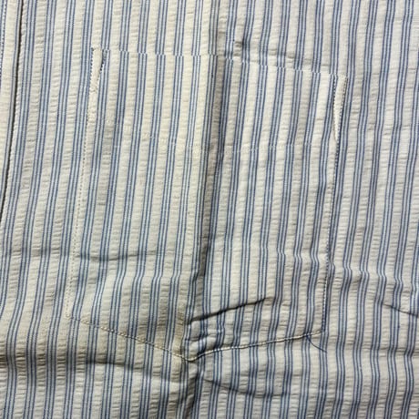 1960's House of Yorke Seersucker S/S Shirt Deadstock