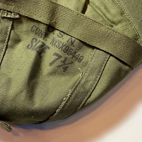 1940's US.NAVY N-3 Herringbone Cap Deadstock