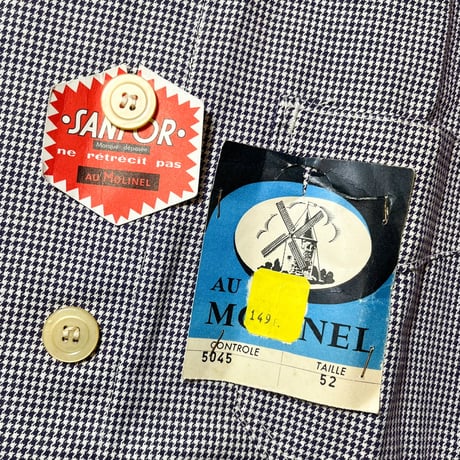 1950's AU MOLINEL Cook Jacket Deadstock