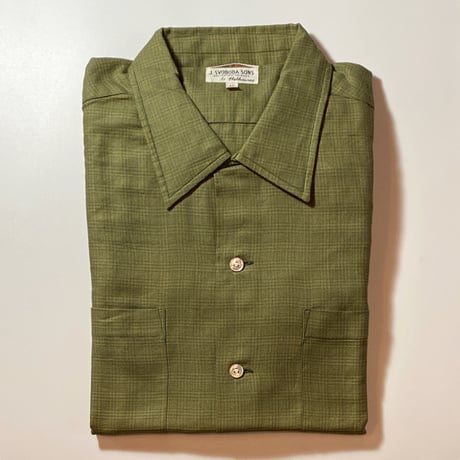 1960's J.SVOBODA SONS L/S Shirt Deadstock