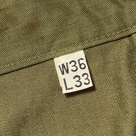 1940's US.ARMY M-43 Herringbone Trousers Deadstock