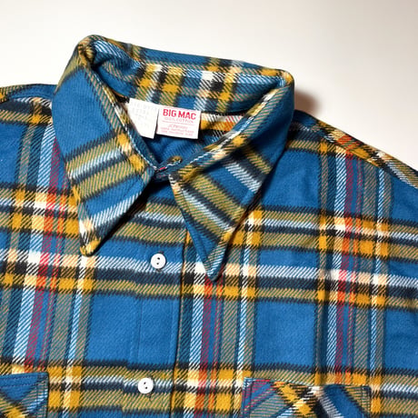 1970's BIG MAC Heavy Flannel L/S Shirt Deadstock