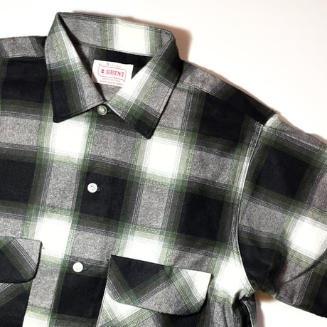 1960's BRENT Flannel L/S Shirt Deadstock