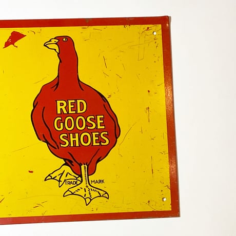 1940's〜 RED GOOSE SHOES Advertising Sign