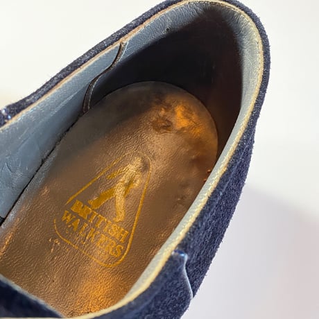 1950's BRITISH WALKERS Blue Suede Shoes