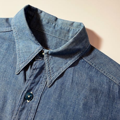 1940's〜 US.NAVY Chambray L/S Shirt