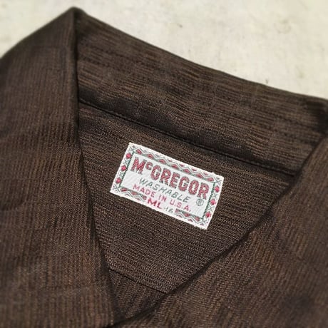 1950〜60's McGEGOR L/S Shirt Deadstock