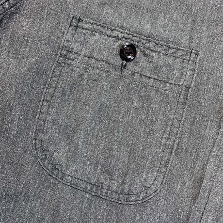 1950〜60's DOUBLE RINGER Black Chambray L/S Shirt