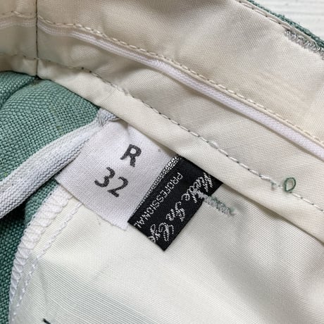 1980's Unknown Cotton&Linen Trousers Deadstock
