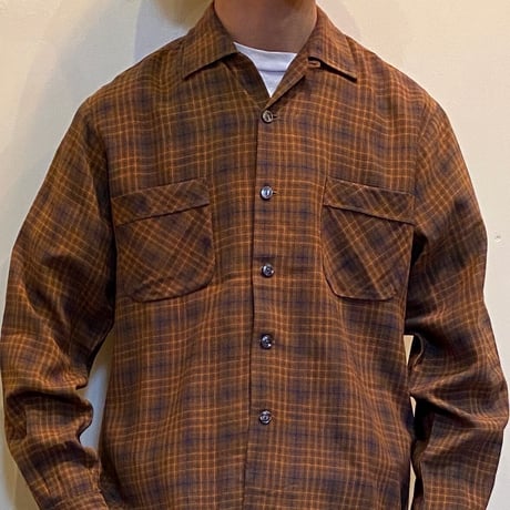 1960's Duke of Hollywood Rayon L/S Shirt