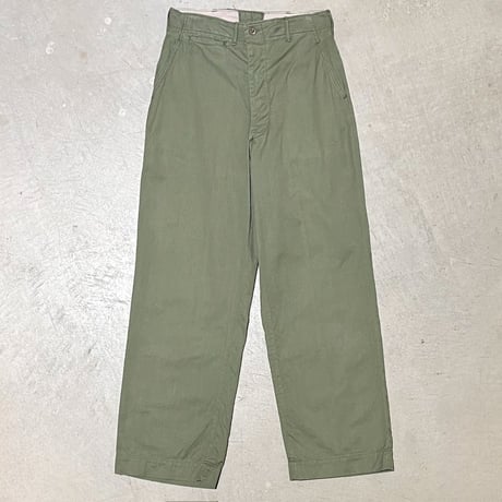 1940's US.NAVY M-43 Cotton Twill Trousers