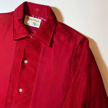 1960's TOWN TOPIC Corduroy L/S Shirt Deadstock