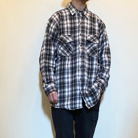 1980's WINTER RUN Heavy Flannel L/S Shirt