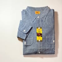 1960's RED DAM Chambray L/S Shirt Deadstock