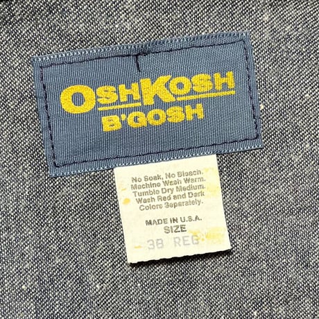 1970's OSHKOSH Denim Work Jacket Deadstock