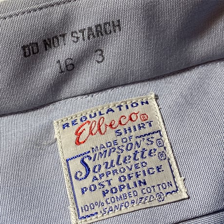 1960's Elbeco Poplin L/S Shirt Deadstock