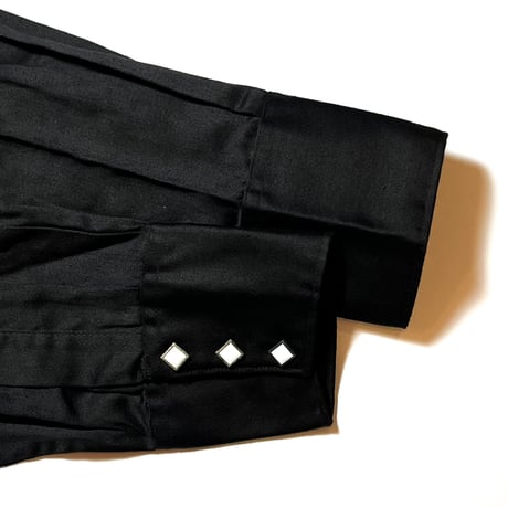 1960's WASHINGTON DEE-CEE Black Western L/S Shirt Deadstock