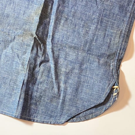 1940〜50's BAREKAT Chambray L/S Shirt Deadstock