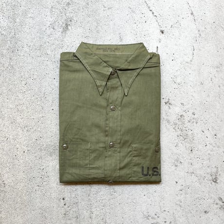 1940's US.NAVY N-3 Poplin L/S Shirt Deadstock