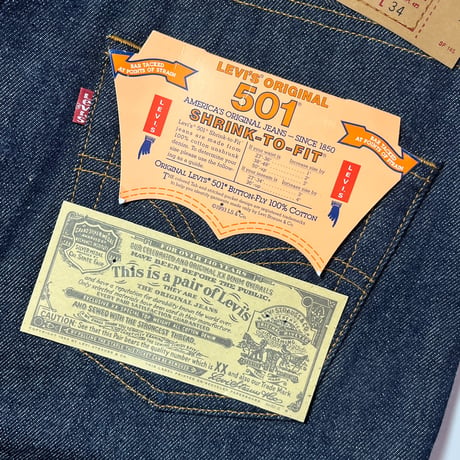 1990's Levi's 501 Denim Pants Deadstock