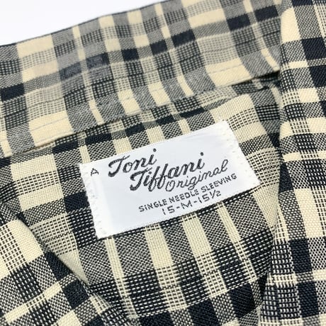 1960's Joni Jiffani Cotton&Linen S/S Shirt Deadstock