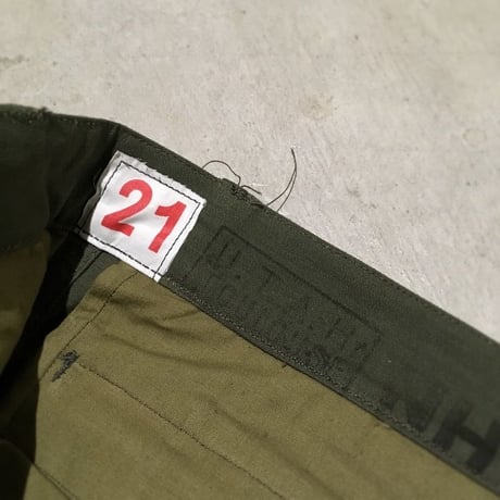 1960's French Army M-47 Herringbone Trousers Deadstock