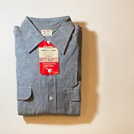 1960's BIG MAC Chambray L/S Shirt Deadstock