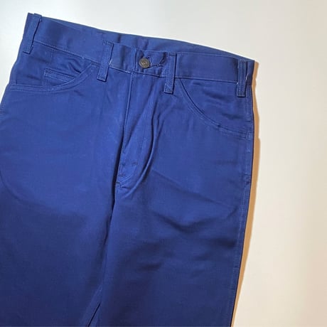 1960's Levi's 518 Cotton Satin Tapered Pants Deadstock