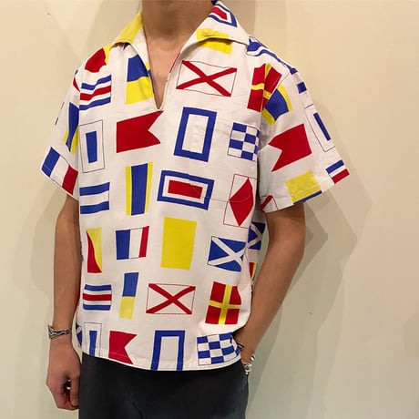 1960's BRENT Skipper Pullover S/S Shirt