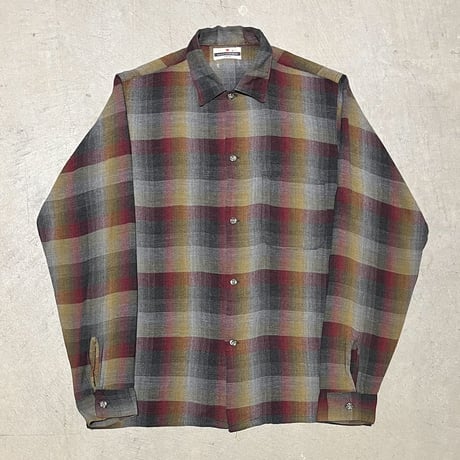 1960's MAYWOOD Rayon L/S Shirt