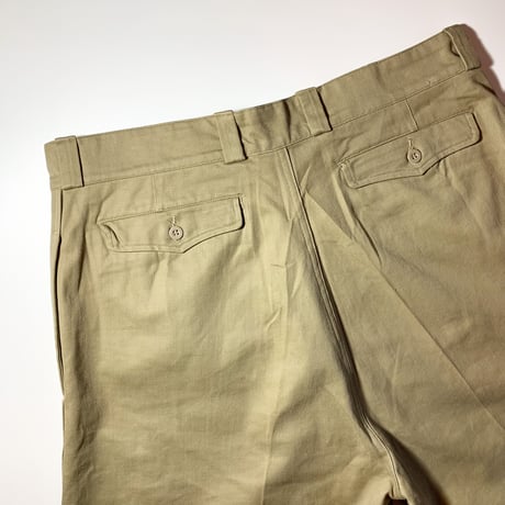 1950〜60's French Army M-52 Chino Trousers Deadstock