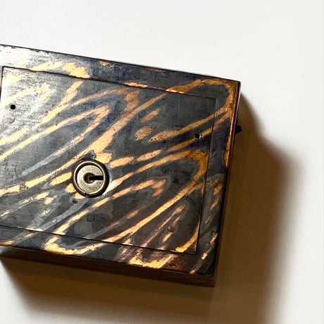 1910〜20's W.F.BURNS CO. Japanned Money Box