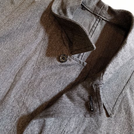 1950's French Military Black Chambray Atelier Coat Deadstock