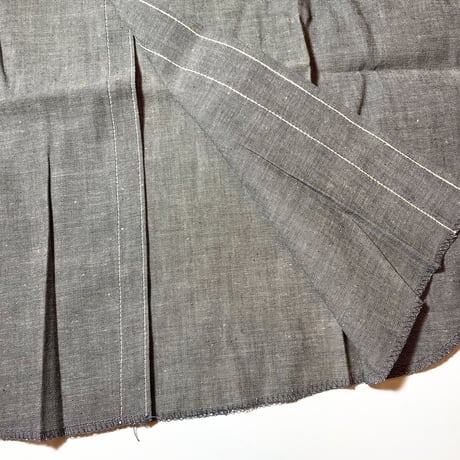 1950〜60's Unknown Gray Chambray L/S Shirt Deadstock