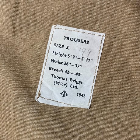 1940's British Army SAS Over Trousers Deadstock