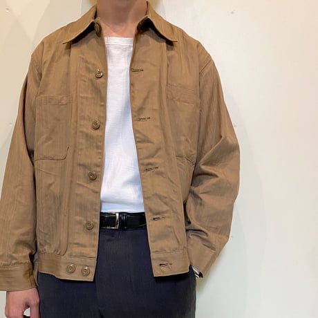 1960's  CONSOLIDATED LAUNDRIES CO Herringbone Work Jacket